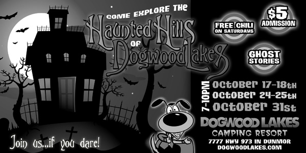 Dogwood Lakes Halloween Newspaper Ad